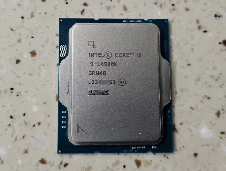 intel CPU 14세대 i9-14900k 본체 모습