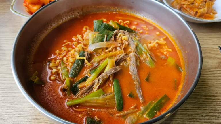 육대장 육칼면 생칼면 닭계장 강릉 맛집